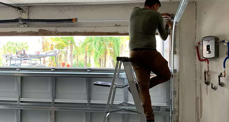 Garage Door Tension Spring Replacement in Dania Beach, FL