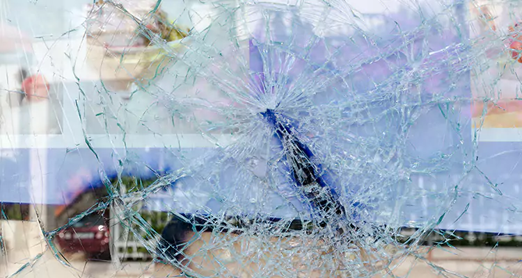 Cracked Glass Balcony Door Repair in Dania Beach, FL