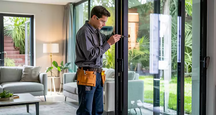 Sliding Door Jamb Lock Repair in Dania Beach, FL