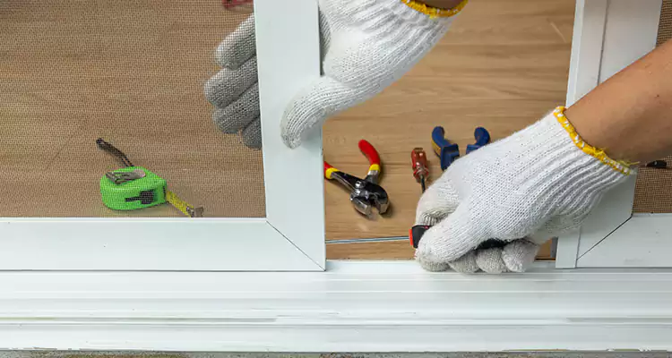 Sliding Glass Door Off Rails Repair in Dania Beach, FL